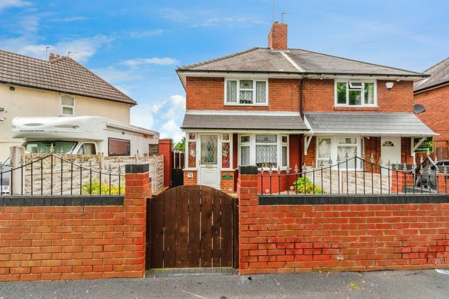 Thumbnail Semi-detached house for sale in Johnson Road, Wednesbury