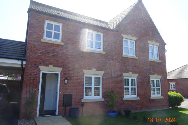 Thumbnail End terrace house for sale in Wulfric Avenue, Austrey, Atherstone