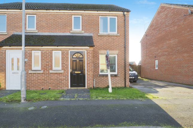 Thumbnail Semi-detached house for sale in Oakwell Close, Scunthorpe