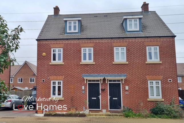 Semi-detached house to rent in Brooke Piece, Marston Moretaine, Bedford, Bedfordshire