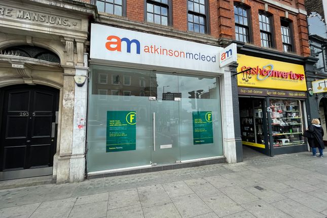 Retail premises to let in 295 Mare Street, Hackney, London