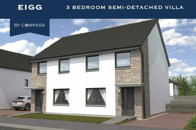 Semi-detached house for sale in The 'eigg' Semi Detached Plot 32, Borlum Meadows, Drumnadrochit, Inverness.