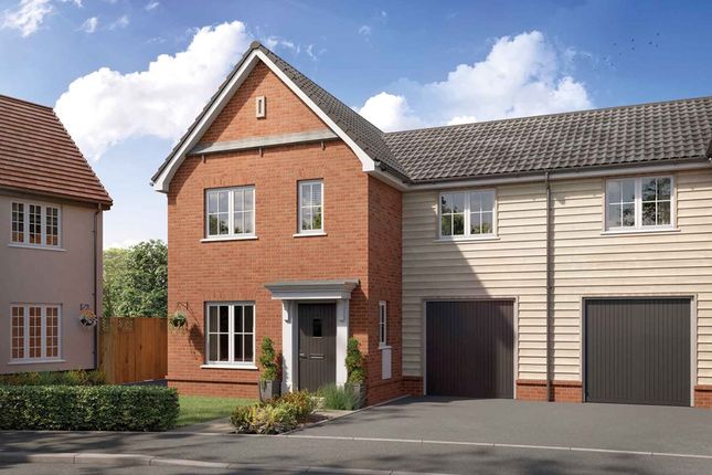 Thumbnail Semi-detached house for sale in "The Amersham - Plot 68" at Shop Green, Bacton, Stowmarket