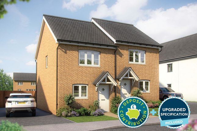 Thumbnail Terraced house for sale in "The Hawthorn" at Peacock Drive, Sawtry, Huntingdon