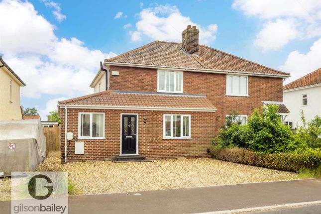 Thumbnail Semi-detached house for sale in Cromwell Road, Sprowston, Norwich