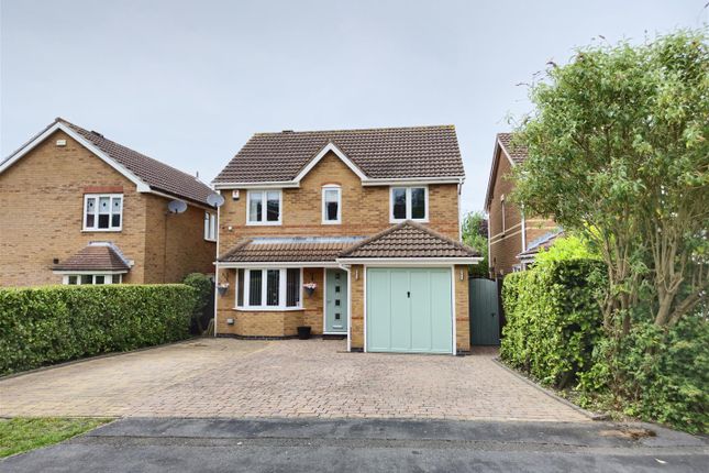 Thumbnail Detached house for sale in Swinfen Close, Ellistown, Leicestershire