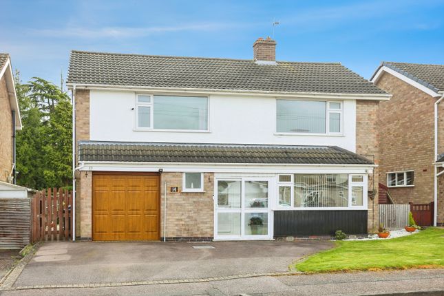 Thumbnail Detached house for sale in Silverwood Close, Evington