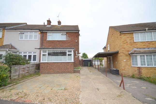Thumbnail End terrace house to rent in Grange Road, Romford, Essex
