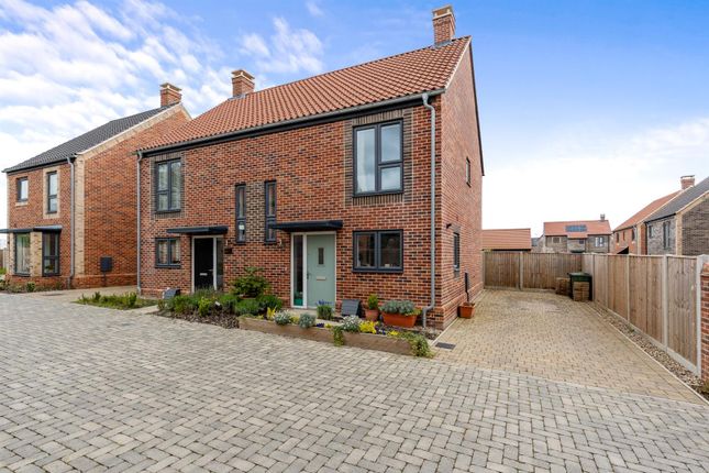 Semi-detached house for sale in Tesmond Place, Cringleford, Norwich
