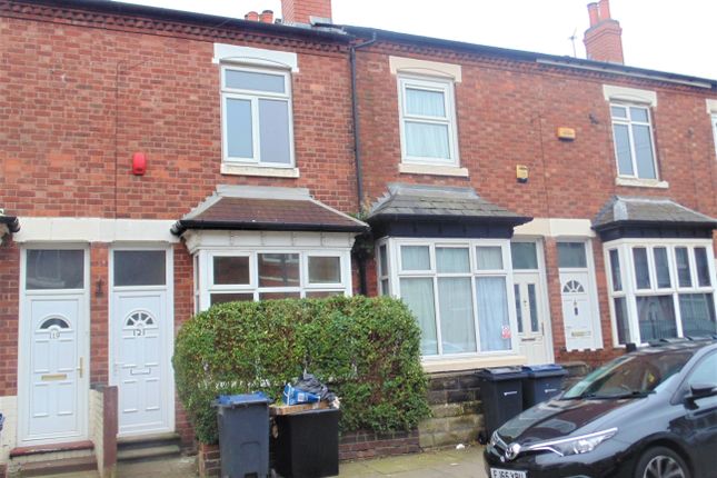 Thumbnail Terraced house to rent in Newcombe Road, Birmingham
