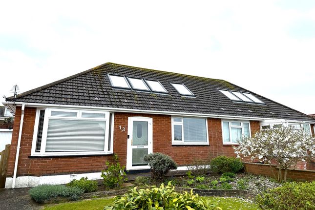 Thumbnail Semi-detached bungalow for sale in Willow Avenue, Exmouth