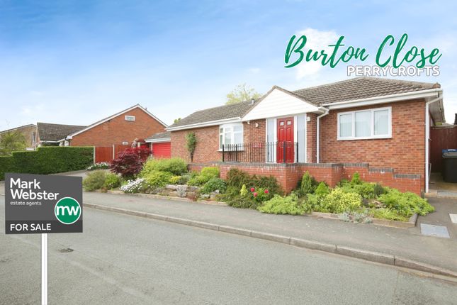 Thumbnail Detached bungalow for sale in Burton Close, Perrycrofts, Tamworth