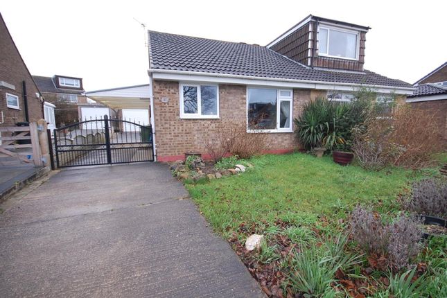 Thumbnail Semi-detached bungalow for sale in Glamis Close, Garforth, Leeds