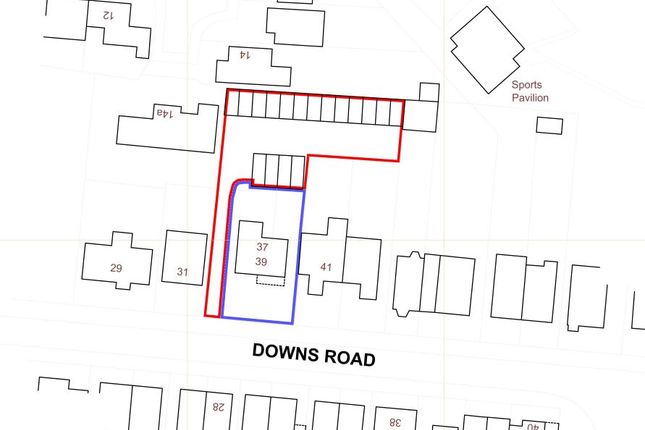 Thumbnail Land for sale in Garages To The Rear Of, 39 Downs Road, Dunstable, Bedfordshire