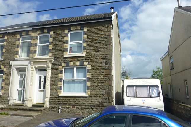 Thumbnail Semi-detached house for sale in Barry Road, Lower Brynamman, Ammanford, Carmarthenshire.