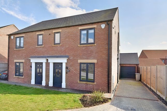 Thumbnail Semi-detached house for sale in Daisy Way, Louth