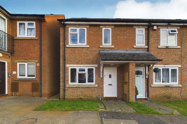 Thumbnail End terrace house for sale in Plough Close, Rothwell, Kettering