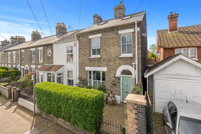 Thumbnail End terrace house for sale in South City, Norwich