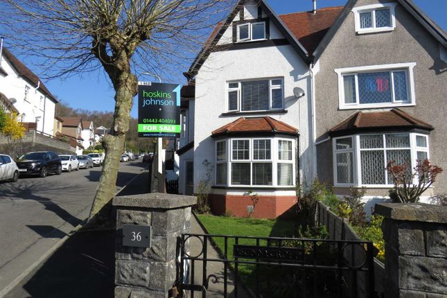 Thumbnail Semi-detached house for sale in Lan Park Road, Pontypridd