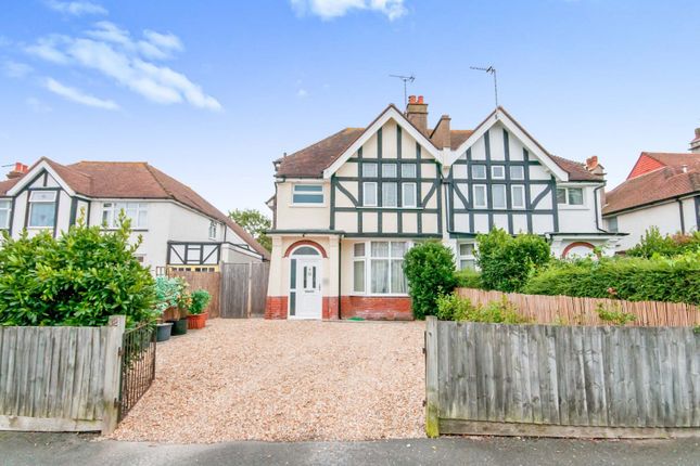 Thumbnail Semi-detached house for sale in Glynde Avenue, Eastbourne, East Sussex
