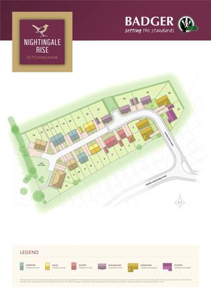 Semi-detached house for sale in Plot 9 Nightingale Rise, Hamilton Way, Ditchingham, Bungay
