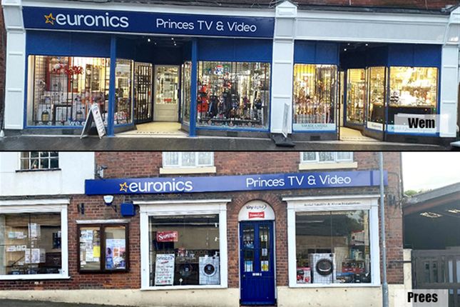 Thumbnail Commercial property for sale in High Street, Wem, Shrewsbury