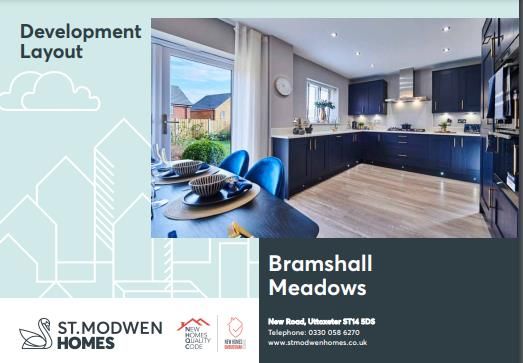 Detached house for sale in Bramshall Meadows, New Road, Uttoxeter, Staffordshire