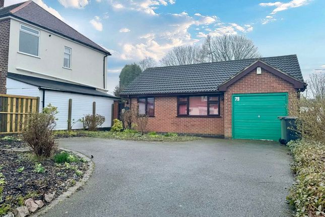 Thumbnail Detached bungalow for sale in Fairfield Road, Hugglescote, Coalville