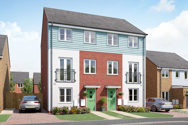Terraced house for sale in "The Greyfriars" at Green Lane West, Rackheath, Norwich