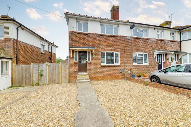 Thumbnail End terrace house for sale in Turner Road, Broadwater, Worthing