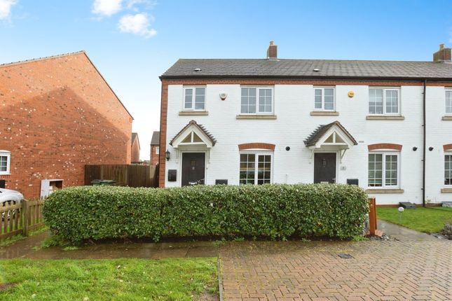 Thumbnail End terrace house for sale in Kirkwood Close, Leicester Forest East, Leicester