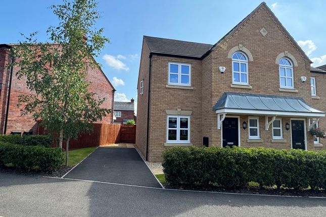 Thumbnail Semi-detached house for sale in Flint Close, Arclid, Sandbach