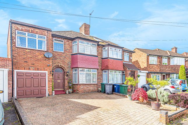 Thumbnail Semi-detached house for sale in Bullescroft Road, Edgware, Greater London.