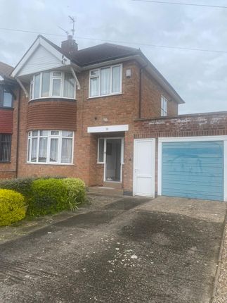 Thumbnail Semi-detached house to rent in Springway Close, Leicester