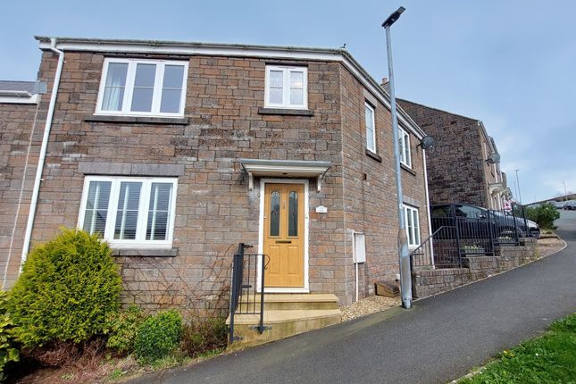 Thumbnail End terrace house for sale in Wadlands Meadow, Okehampton