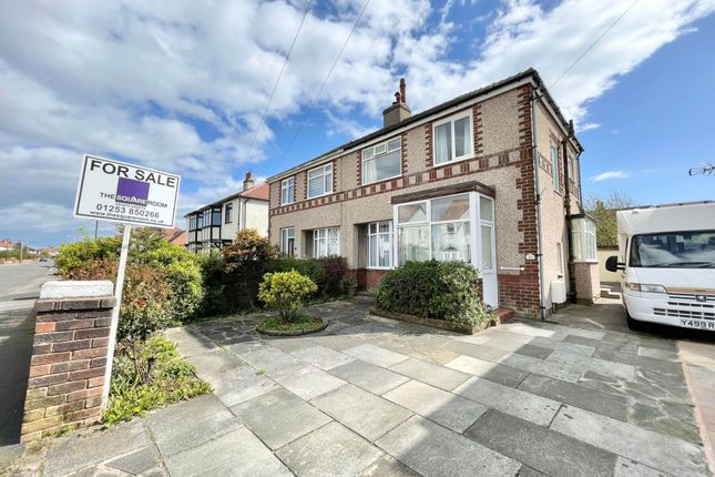 Thumbnail Semi-detached house for sale in Leicester Avenue, Cleveleys