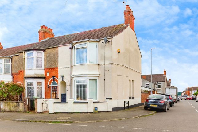 Thumbnail End terrace house for sale in Highfield Road, Wellingborough