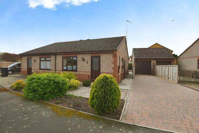 Thumbnail Semi-detached bungalow for sale in Hagbech Hall Close, Emneth, Wisbech