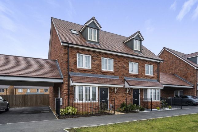 Thumbnail Semi-detached house for sale in Meadow Road, Wixams, Houghton Conquest, Bedford