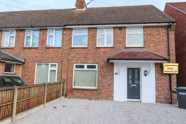 Thumbnail End terrace house for sale in Restawyle Avenue, Hayling Island