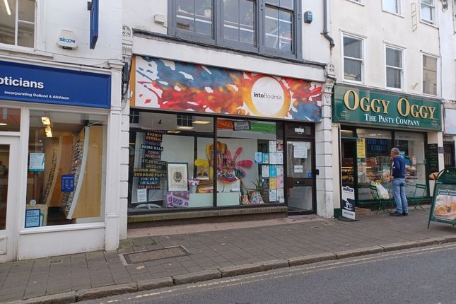Thumbnail Retail premises to let in Ground Floor 14 Fore Street, Bodmin, Cornwall