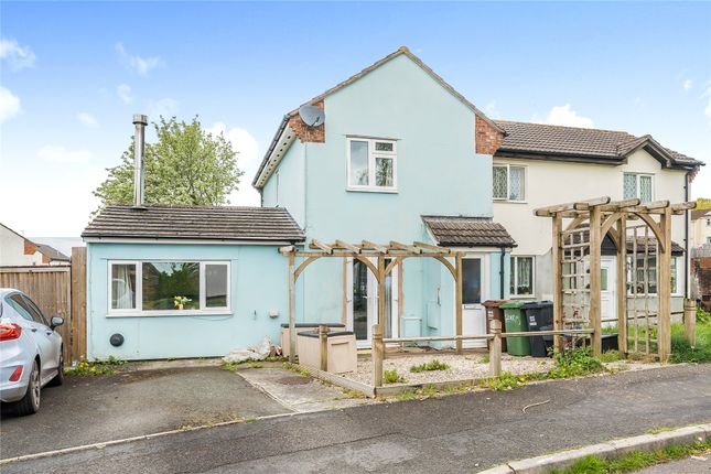 Thumbnail Semi-detached house for sale in Wright Drive, Copplestone, Crediton, Devon