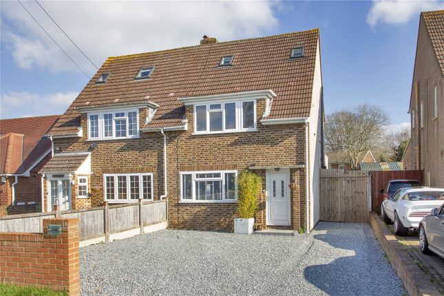 Thumbnail Semi-detached house for sale in Woodland Avenue, Hartley, Longfield, Kent