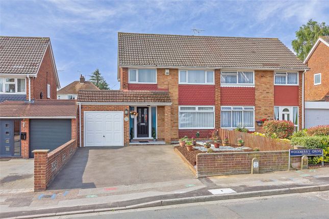 Thumbnail Semi-detached house for sale in Woodberry Drive, Sittingbourne, Kent