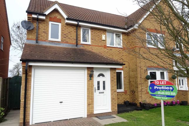 Thumbnail Semi-detached house for sale in Munnings Drive, Hinckley