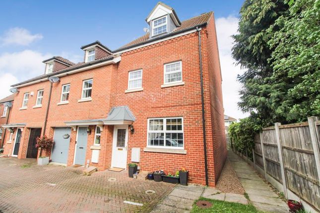 Thumbnail End terrace house for sale in Abrahams Close, Bedford