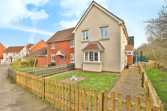 Semi-detached house for sale in Grebe Court, Costessey, Norwich