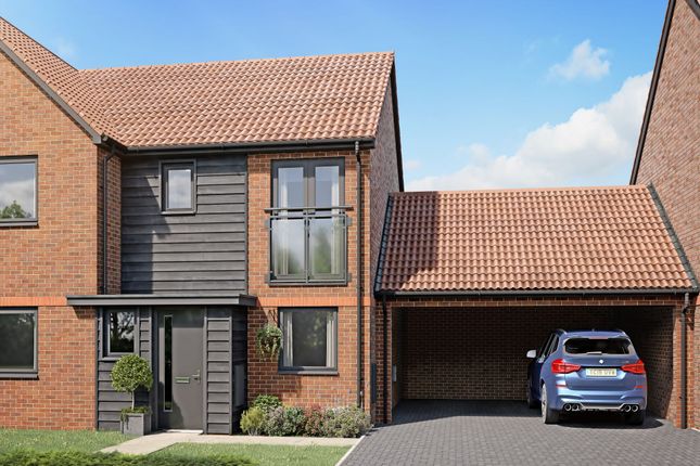 Thumbnail Semi-detached house for sale in "The Barton" at Grovehurst Road, Iwade, Sittingbourne