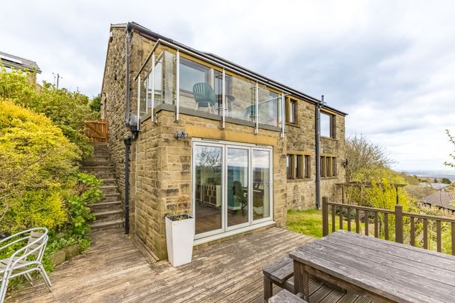 Thumbnail Detached house for sale in Wholestone Gate, Scapegoat Hill, Huddersfield