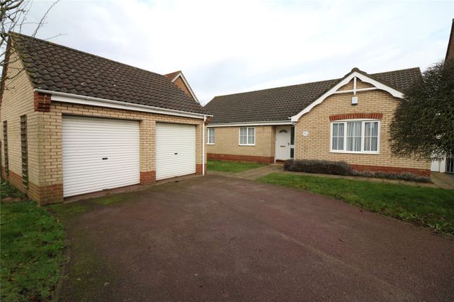 Thumbnail Bungalow to rent in Holly Blue Road, Wymondham, Norfolk